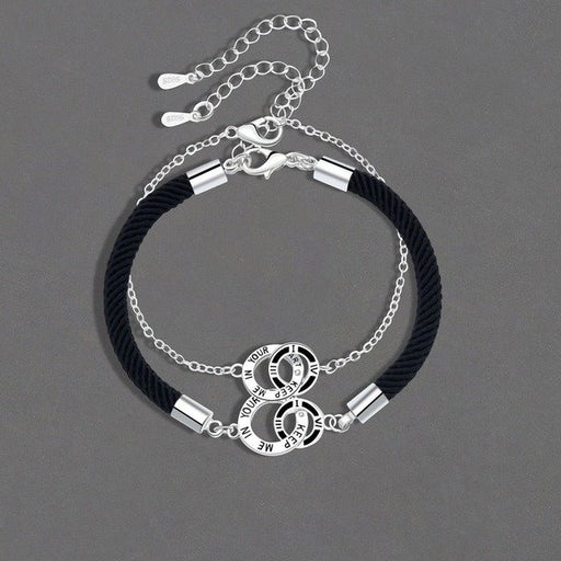 Wholesale Electroplated Copper Braided Couple Bracelets JDC-BT-YZM012 Bracelet 伊之美 Wholesale Jewelry JoyasDeChina Joyas De China