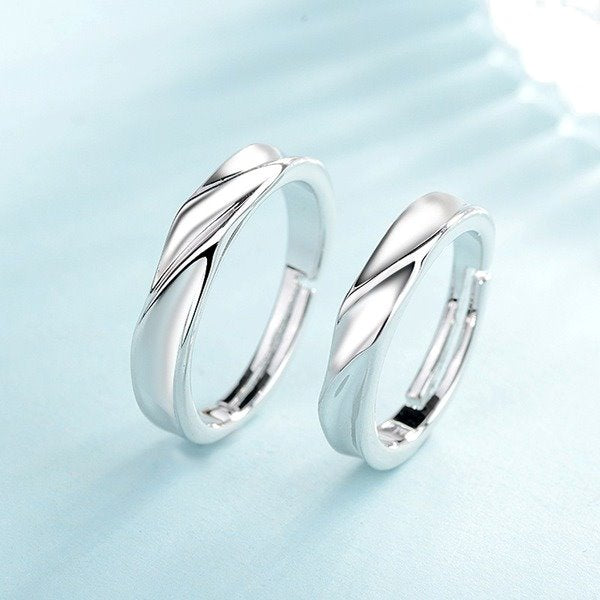 Wholesale Electroplated Copper Couple Rings JDC-RS-YZM012 Rings 伊之美 Wholesale Jewelry JoyasDeChina Joyas De China