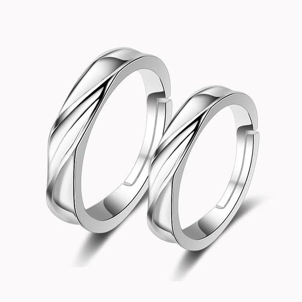 Wholesale Electroplated Copper Couple Rings JDC-RS-YZM012 Rings 伊之美 Wholesale Jewelry JoyasDeChina Joyas De China