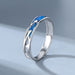 Wholesale Electroplated Copper Couple Rings JDC-RS-YZM014 Rings 伊之美 male adjustable Wholesale Jewelry JoyasDeChina Joyas De China