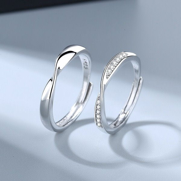 Wholesale Electroplated Copper Couple Rings JDC-RS-YZM018 Rings 伊之美 Wholesale Jewelry JoyasDeChina Joyas De China