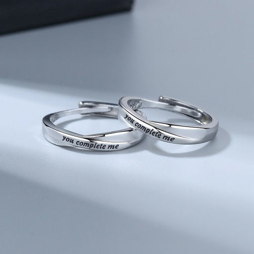 Wholesale Electroplated Copper Couple Rings JDC-RS-YZM019 Rings 伊之美 Wholesale Jewelry JoyasDeChina Joyas De China