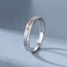 Wholesale Electroplated Copper Couple Rings JDC-RS-YZM021 Rings 伊之美 female adjustable Wholesale Jewelry JoyasDeChina Joyas De China