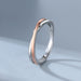 Wholesale Electroplated Copper Couple Rings JDC-RS-YZM024 Rings 伊之美 female adjustable Wholesale Jewelry JoyasDeChina Joyas De China