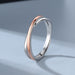 Wholesale Electroplated Copper Couple Rings JDC-RS-YZM024 Rings 伊之美 male adjustable Wholesale Jewelry JoyasDeChina Joyas De China