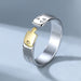 Wholesale Electroplated Copper Couple Rings JDC-RS-YZM025 Rings 伊之美 male adjustable Wholesale Jewelry JoyasDeChina Joyas De China