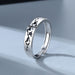 Wholesale Electroplated Copper Couple Rings JDC-RS-YZM027 Rings 伊之美 male adjustable Wholesale Jewelry JoyasDeChina Joyas De China