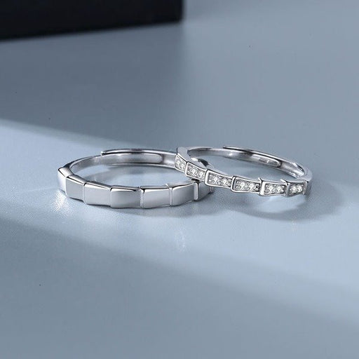 Wholesale Electroplated Copper Couple Rings JDC-RS-YZM028 Rings 伊之美 Wholesale Jewelry JoyasDeChina Joyas De China
