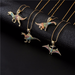 Wholesale electroplated copper dinosaur pendant necklaces JDC-NE-AG110 necklaces JoyasDeChina Wholesale Jewelry JoyasDeChina Joyas De China