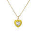 Wholesale electroplated copper heart-shaped necklaces JDC-NE-AG104 necklaces JoyasDeChina 21113 Wholesale Jewelry JoyasDeChina Joyas De China