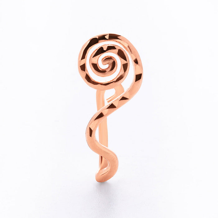 Wholesale electroplated copper nose clip JDC-NS-ZeS007 Piercings 泽森 rose gold S Wholesale Jewelry JoyasDeChina Joyas De China