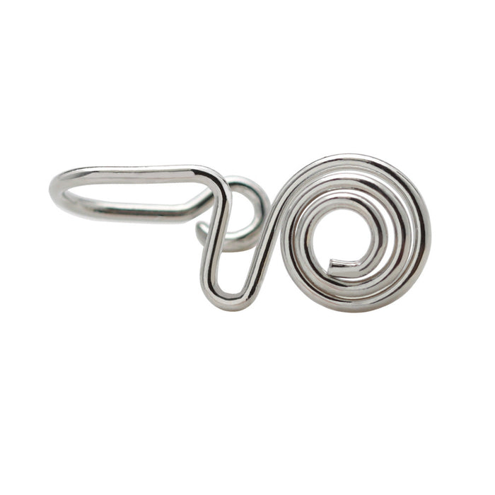 Wholesale electroplated copper nose clip JDC-NS-ZeS007 Piercings 泽森 silver O Wholesale Jewelry JoyasDeChina Joyas De China