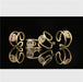 Wholesale Electroplated Copper Smiley Open Rings JDC-RS-AG222 Rings JoyasDeChina Wholesale Jewelry JoyasDeChina Joyas De China