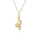 Wholesale Electroplated Copper Snake Necklaces JDC-NE-AG130 Necklaces 澳古 20555 Wholesale Jewelry JoyasDeChina Joyas De China
