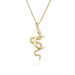 Wholesale Electroplated Copper Snake Necklaces JDC-NE-AG130 Necklaces 澳古 20559 Wholesale Jewelry JoyasDeChina Joyas De China