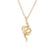 Wholesale Electroplated Copper Snake Necklaces JDC-NE-AG130 Necklaces 澳古 20560 Wholesale Jewelry JoyasDeChina Joyas De China