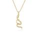 Wholesale Electroplated Copper Snake Necklaces JDC-NE-AG130 Necklaces 澳古 20562 Wholesale Jewelry JoyasDeChina Joyas De China