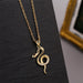 Wholesale Electroplated Copper Snake Necklaces JDC-NE-Yuet008 Necklaces 跃腾 gold Wholesale Jewelry JoyasDeChina Joyas De China