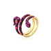 Wholesale Electroplated Copper Snake Rings JDC-RS-AG334 Rings 澳古 11673 adjustable Wholesale Jewelry JoyasDeChina Joyas De China