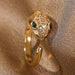 Wholesale Electroplated Copper Snake Rings JDC-RS-Yuet012 Rings 跃腾 Wholesale Jewelry JoyasDeChina Joyas De China