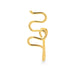 Wholesale electroplated copper U-shaped nose clip JDC-NS-ZeS003 Piercings 泽森 gold B Wholesale Jewelry JoyasDeChina Joyas De China