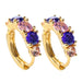 Wholesale Electroplated Copper Zircon Colorful Earrings JDC-ES-MiMeng025 Earrings 米萌 gold Wholesale Jewelry JoyasDeChina Joyas De China