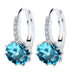 Wholesale Electroplated Copper Zircon Earrings JDC-ES-MiMeng024 Earrings 米萌 lake blue Wholesale Jewelry JoyasDeChina Joyas De China