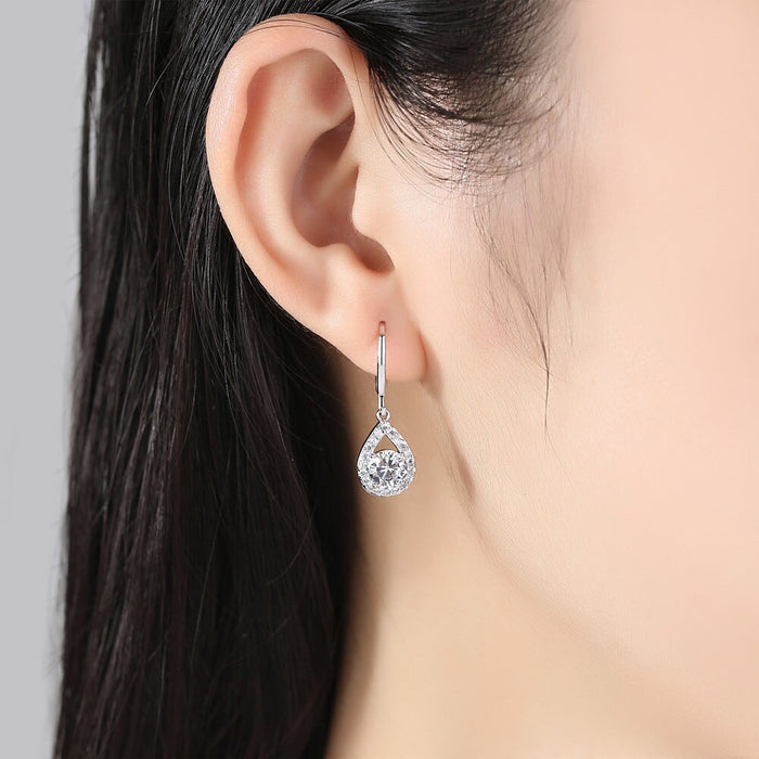Wholesale Electroplated Copper Zircon Earrings JDC-ES-MiMeng027 Earrings 米萌 Wholesale Jewelry JoyasDeChina Joyas De China