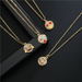 Wholesale electroplated copper zircon emoji pendant necklaces JDC-NE-AG116 necklaces JoyasDeChina Wholesale Jewelry JoyasDeChina Joyas De China