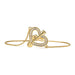 Wholesale electroplated copper zircon heart-shaped bracelet JDC-BT-AG016 bracelet JoyasDeChina 30518 Wholesale Jewelry JoyasDeChina Joyas De China