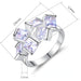Wholesale Electroplated Copper Zircon Open Ring JDC-RS-MiMeng025 Rings 米萌 Wholesale Jewelry JoyasDeChina Joyas De China