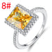 Wholesale Electroplated Copper Zircon Ring JDC-RS-MiMeng033 Rings 米萌 Wholesale Jewelry JoyasDeChina Joyas De China