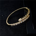 Wholesale Electroplated Copper Zircon Snake Bracelet JDC-BT-AG031 Necklaces 澳古 Wholesale Jewelry JoyasDeChina Joyas De China