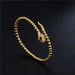Wholesale Electroplated Copper Zircon Snake Bracelet JDC-BT-AG033 Necklaces 澳古 Wholesale Jewelry JoyasDeChina Joyas De China