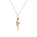 Wholesale Electroplated Copper Zircon Snake Necklaces JDC-NE-AG128 Necklaces 澳古 21416 Wholesale Jewelry JoyasDeChina Joyas De China