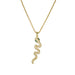Wholesale Electroplated Copper Zircon Snake Necklaces JDC-NE-AG131 Necklaces 澳古 20298 Wholesale Jewelry JoyasDeChina Joyas De China