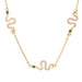 Wholesale Electroplated Copper Zircon Snake Necklaces JDC-NE-WB007 Necklaces 务本 Wholesale Jewelry JoyasDeChina Joyas De China