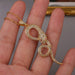 Wholesale Electroplated Copper Zircon Snake Necklaces JDC-NE-Yuet005 Necklaces 跃腾 Wholesale Jewelry JoyasDeChina Joyas De China