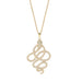 Wholesale Electroplated Copper Zircon Snake Necklaces JDC-NE-Yuet009 Necklaces 跃腾 Wholesale Jewelry JoyasDeChina Joyas De China