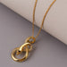Wholesale Electroplated Copper Zircon Snake Necklaces JDC-NE-Yuet018 Necklaces 跃腾 Wholesale Jewelry JoyasDeChina Joyas De China