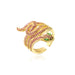 Wholesale Electroplated Copper Zircon Snake Rings JDC-RS-AG340 Rings 澳古 11215 adjustable Wholesale Jewelry JoyasDeChina Joyas De China