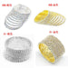 Wholesale electroplated crystal rhinestone 10 row bracelet JDC-BT-Xins001 Bracelet 心饰 1 Wholesale Jewelry JoyasDeChina Joyas De China