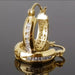 Wholesale electroplated metal earrings JDC-ES-WN003 Earrings 薇妮 AER102 gold color Wholesale Jewelry JoyasDeChina Joyas De China