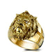 Wholesale electroplated metal lion head rings JDC-RS-WN122 Rings 薇妮 AJZ773 7 Wholesale Jewelry JoyasDeChina Joyas De China