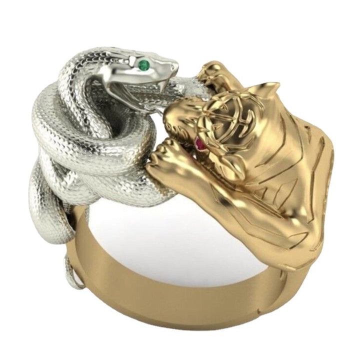 Wholesale Electroplated Metal Snake Rings JDC-RS-Chenr001 Rings 晨睿 Wholesale Jewelry JoyasDeChina Joyas De China
