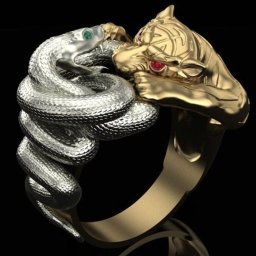 Wholesale Electroplated Metal Snake Rings JDC-RS-Chenr001 Rings 晨睿 AJZ106 6 Wholesale Jewelry JoyasDeChina Joyas De China