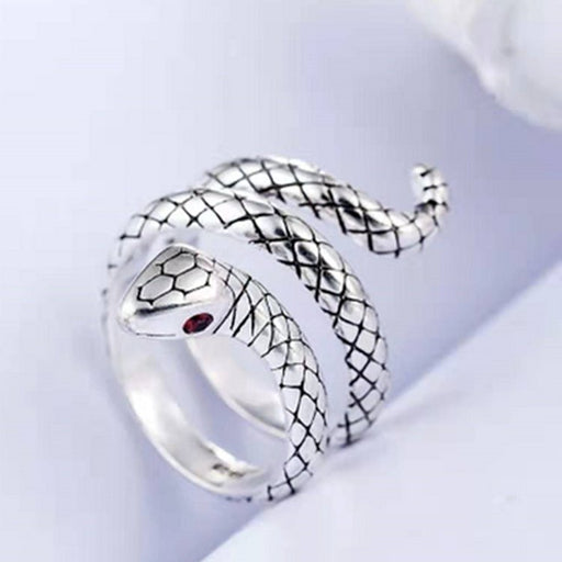 Wholesale Electroplated Metal Snake Rings JDC-RS-Chenr002 Rings 晨睿 A adjustable Wholesale Jewelry JoyasDeChina Joyas De China