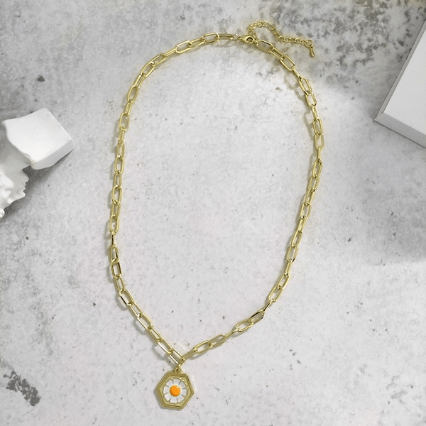 Wholesale electroplating alloy necklace JDC-NE-Linh005 necklaces 麟凰 1 Wholesale Jewelry JoyasDeChina Joyas De China