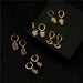 Wholesale Electroplating Copper Zircon Snake Earrings JDC-ES-AG151 Earrings 澳古 Wholesale Jewelry JoyasDeChina Joyas De China
