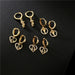 Wholesale Electroplating Copper Zircon Snake Earrings JDC-ES-AG152 Earrings 澳古 Wholesale Jewelry JoyasDeChina Joyas De China